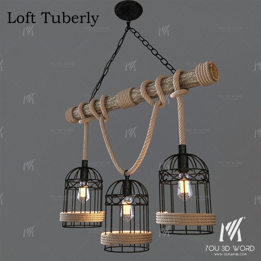 Ceiling chandelier Loft Tuberly